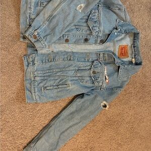 Levi's Light Blue Distressed Jacket